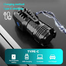 Axya Mini USB Rechargeable Waterproof Flashlight: Super Bright Multifunctional Small Torch