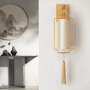 Axyaa Copper Wall Lamps - Minimalist Designer LED Sconce Lights for Living Room & Hotel