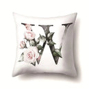 Axyaa Alphabet Cushion Cover - Kids Room Decor Throw Pillow Case