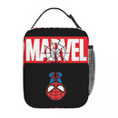 Axyaa Spider-Man Insulated Lunch Bag: Portable Cooler for School and Office