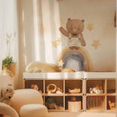 Boho Rainbow Bear Nursery Wall Decals by Axyaa