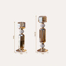 Axyaa Crystal Candlestick Nordic Light Luxury for Dining Table and Wedding Party