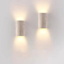 Axyaa Natural Stone Wall Lamp Japanese Style Decorative Yellow Cave Stone