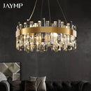 Axyaa Luxury Villa Crystal Ceiling Chandelier for Living Room Dining Hall Lighting