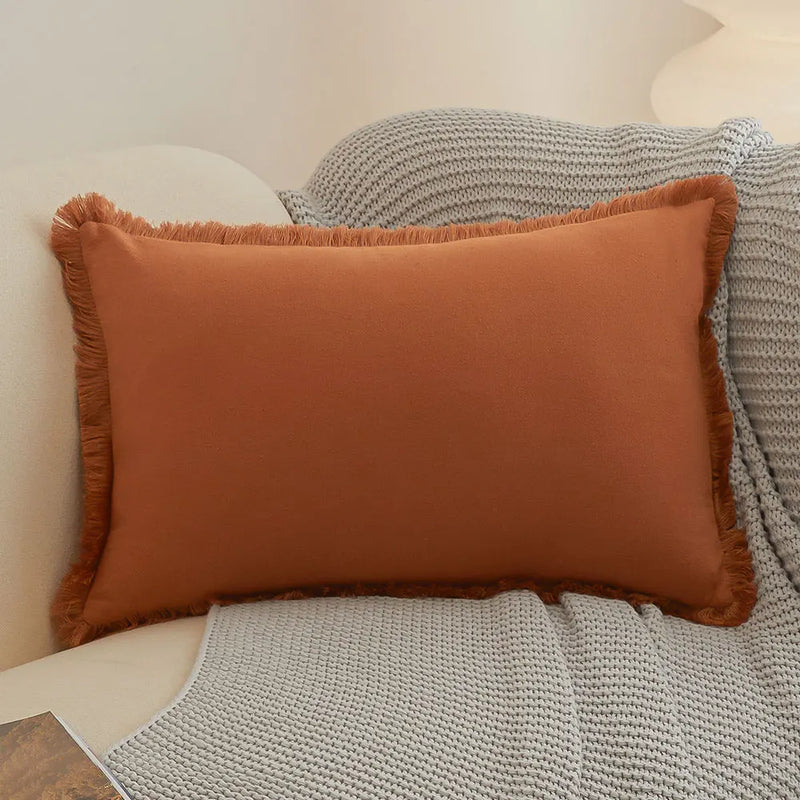 Axyaa Retro Nordic Style 30x50 Pillowcase for Home Decor and Living Room