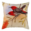 Magpie Print Cushion Cover by Axyaa: Decorative Flora & Fauna Pillowcase for Home
