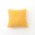 Axyaa Geometric Short Plush Pillow Cover Set for Living Room Sofa