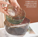 Axyaa Large Salad & Fruit Plate Set in Transparent Household Bowl