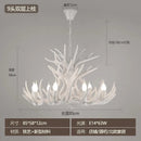 Axyaa Deer Horn Chandelier for Retro Living Room Decor