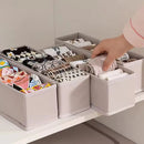 Axyaa Drawer Organizer Box Clothes Storage for Underwear Socks Panties Wardrobe