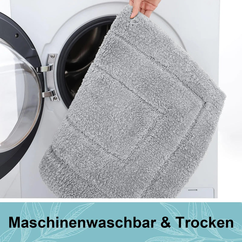 Axyaa Microfibre Non-Slip Bath Rug - Water Absorbent and Washable