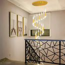 Axya Modern LED Stair Chandelier for Home Decor and Interior Lighting