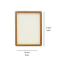 Axyaa Solid Wood Beech Ebony Photo Frame Table - Nordic Style Décor