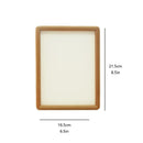 Axyaa Solid Wood Beech Ebony Photo Frame Table - Nordic Style Décor