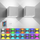 Axyaa LED Colorful Wall Light with Remote Control - Battery and USB Charging