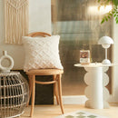 Geometric Short Plush Pillow Cover Set for Sofa and Chair by Axyaa