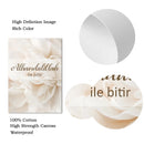 Islamic Blooming Flower Canvas Print by Axyaa: Alhamdulillah Bismillah Wall Art Posters
