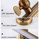 Axyaa Retro Mirror Light Wall Lamp, Bathroom Wall Light 51cm 61cm 71cm 8W 10W.