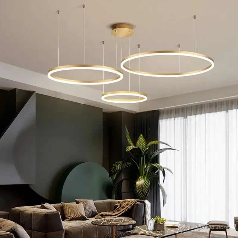 Axyaa Polar LED Chandelier Lighting for Modern Home Decor