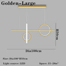 Axyaa Black Golden LED Chandelier for Home Indoor Lighting in Bedroom, Dining Room, Kitchen, Hotel.