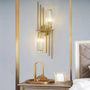 Axyaa Crystal Living Room Wall Lamp: Nordic Modern Stylish Lighting for Bedroom, Porch, Staircase