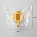 Axyaa Butterfly LED Wall Lamp Acrylic Sconces for Bedroom Home Decoration