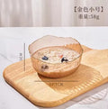 Axyaa Clear Salad & Fruit Bowl Set - Multipurpose Household Dish