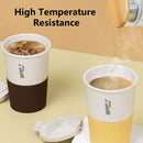 Axyaa Wheat Straw Coffee Cup with Cover - Durable Reusable Portable Drinking Mug