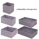 Axyaa Underwear Drawer Organizer Wardrobe Storage Box for Clothes, Bras, Socks