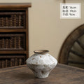 Axyaa Handmade Ceramic Hydroponic Vase Retro Art Wabi Sabi Style Hotel Decoration