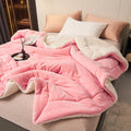 Axyaa Queen Size Winter Fleece Blanket: Soft, Cozy, Plush, Thick Lambswool Throw Blanket