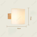 Axyaa LED Glass Wall Light E27 Indoor Decorative Fixture for Bedroom, Corridor, Staircase