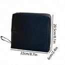 Axyaa Vertical Cosmetic Bag: Portable, Waterproof, Large Capacity Toiletry & Stationery Storage