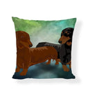 Axyaa Cute Animal Painted Cushion Covers for Home Decor and Gifts