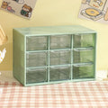Axyaa 9-Grid Transparent Organizer Box for Student Desks & Walls
