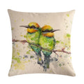 Animal Print Linen Pillowcase by Axyaa - Home Decor Cushion Cover