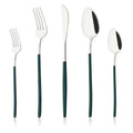 Axyaa Stainless Steel Cutlery Set - Fork Spoon Knife Dinnerware Flatware