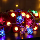 Axyaa Snowflake Fairy String Lights: Christmas & Wedding Decor