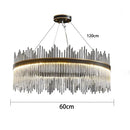Axyaa Crystal Chandelier Pendant Light for Living and Dining Room