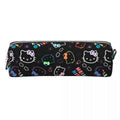 Axyaa Hello Kitty Pencil Case - Large Storage for School Supplies & Cosmetics