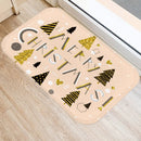 Axyaa Christmas Home Decoration Entry Mat, Non-Slip New Year Gift