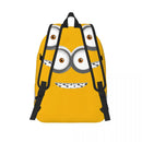 Axyaa Miniones Face Backpack for Kids - Fun & Kawaii Design
