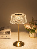 Axyaa LED Touch Dimming Table Lamp for Decorative Ambiance in Various Settings