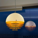 Axyaa Nordic Retro LED Chandelier Bauhaus Pendant Light for Dining Room