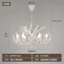 Axyaa Deer Horn Chandelier for Retro Living Room Decor