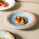 Axyaa Stone Pattern Ceramic Plate Set