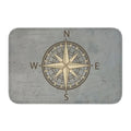 Axyaa Nautical Compass Anchor Rudder Printed Small Non-slip Doormat