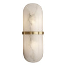 Axyaa Marble LED Wall Lights Brass Sconce for Bedroom, Parlor, Aisle, Stairs