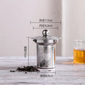 Axyaa Stainless Steel Tea Infuser - High-Quality Tea Strainer with Cover
