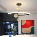 Axyaa Modern LED Pendant Chandelier for Dining Room Lighting